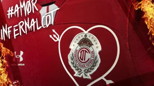 Un flechazo al corazón: la playera especial que usará Toluca frente a Pumas