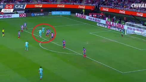 Jonathan Rodríguez adelantó a Cruz Azul.