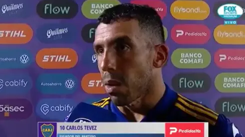 Apenas terminó el partido, Tevez le mandó un mensaje a todos los anti-Boca