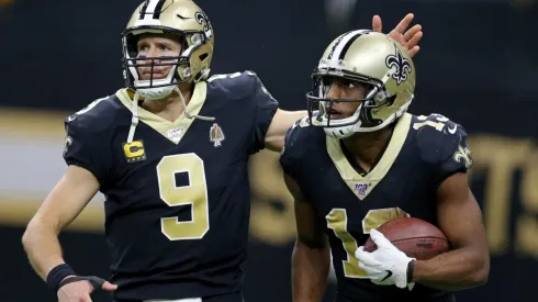 Michael Thomas le dedicó un emotivo mensaje a Drew Brees.