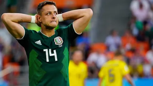 Chicharito fue elegido por el DT para portar la jineta