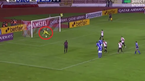 Wuilker Faríñez se vistió de salvador y tapó penalti en la Sudamericana