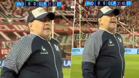 ¡Tranqui, Diego! El diálogo re caliente de Maradona con un juez de línea