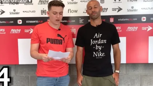 El ping pong a Javier Mascherano.