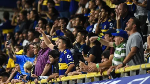 Foto de la hinchada de Boca en el último partido.