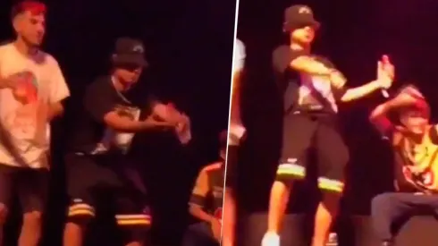 Video: el bailecito de Trueno en el minutazo de Dtoke en FMS Internacional