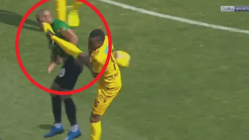 La patada criminal que le dieron a un jugador colombiano en Turquía