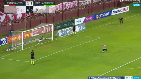 ¡Mascherano tiró el penal por arriba y Estudiantes quedó afuera con Laferrere!