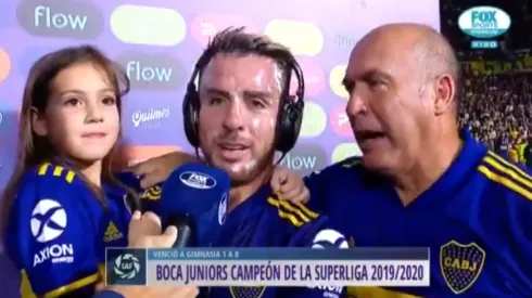 Foto de Julio Buffarini en la entrevista.