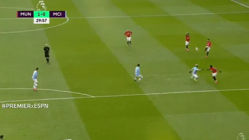 Fernandes durmió al City, Martial le pegó de primera y gana el United