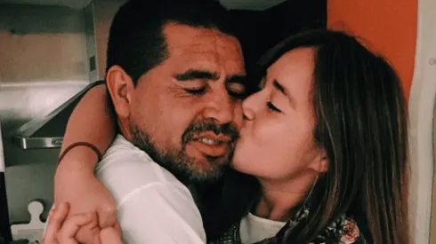 Los tres fotones que metió la hija de Riquelme en los festejos de Boca campeón