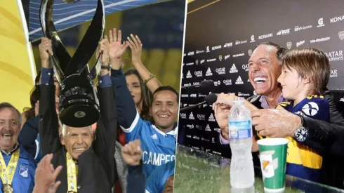 Miguel Ángel Russo, campeón con Millonarios (2017) y Boca Juniors (2020)
