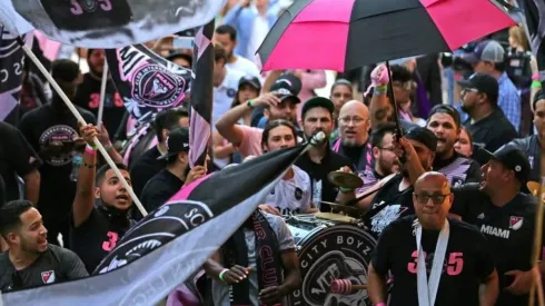 Los hinchas de Inter Miami.