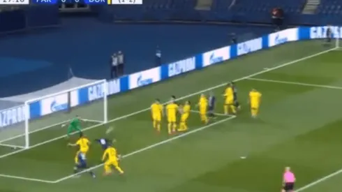 Neymar metió una palomita perfecta y festejó como loco el gol del PSG