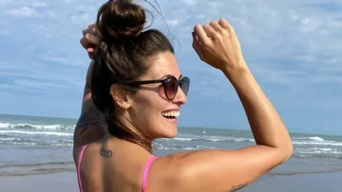 Ivana Nadal subió una foto con la camiseta del Millonario y aseguró: "Que lindo es ser de River"