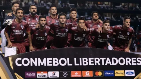 Los juveniles de River, titulares en el partido ante Liga de Quito.