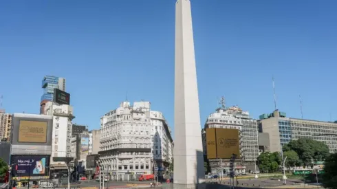 Las calles de Buenos Aires, prácticamente desiertas.