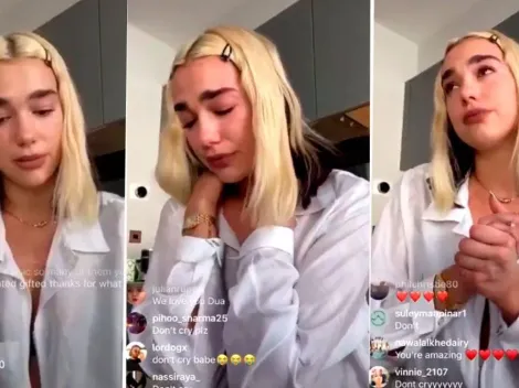 Tristeza absoluta: Dua Lipa rompió en llanto porque le filtraron su nuevo disco