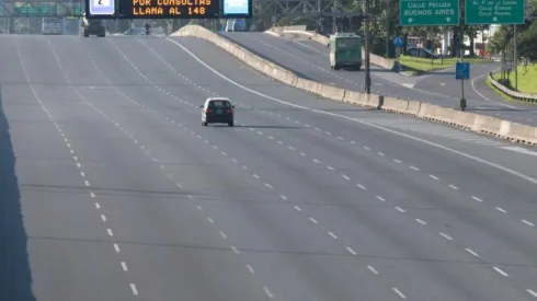 Hay cada vez menos gente en la vía pública.