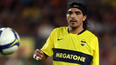 Claudio Morel Rodríguez durante su etapa en Boca.