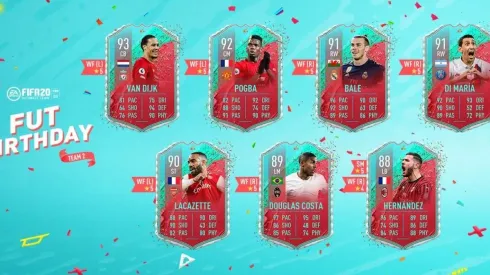 FIFA 20 revela los nuevos jugadores de FUT Birthday ¡Van Dijk, Bale y Pogba!