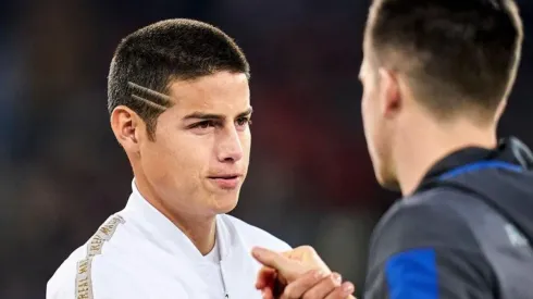 James Rodríguez, jugador del Real Madrid.