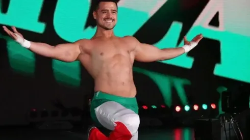 Ángel Garza Jr. fue el único mexicano en la Wrestlemania, el evento más grande de la WWE