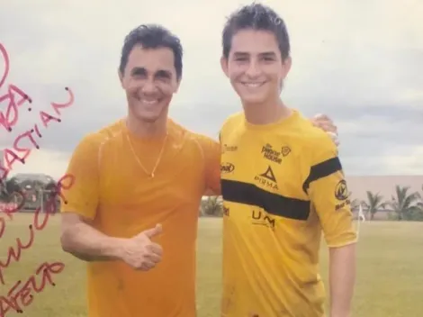 Sebasitán Jurado compartió una foto con su ídolo Adolfo Ríos