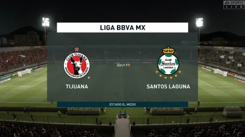 Ver en VIVO Tijuana vs. Santos Laguna por la eLiga MX