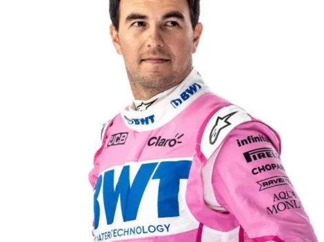 Checo Pérez dona su traje de carreras para reunir fondos para la lucha contra el coronavirus