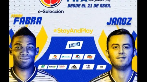 Frank Fabra y 'Janoz', representates de Colombia en la eNations.