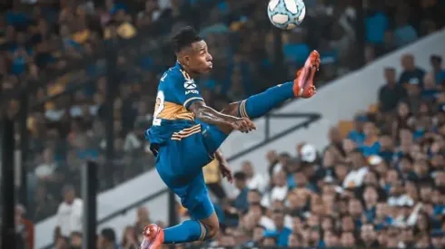 Sebastián Villa, jugador de Boca Juniors.