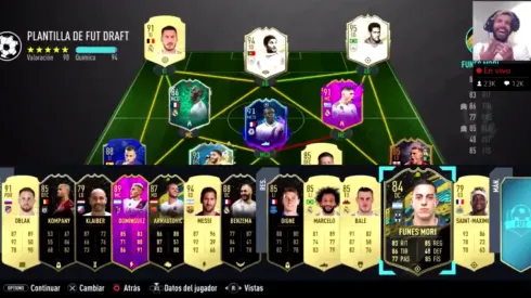 Foto de Agüero en vivo.