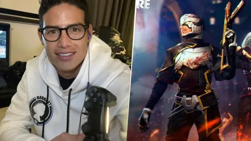 James vs. Ospina: los ídolos se enfrentarán en Free Fire por una buena causa
