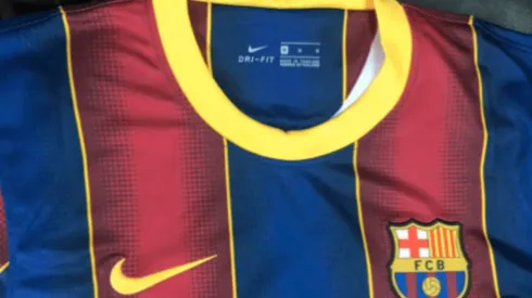 Foto de la camiseta de Barcelona.