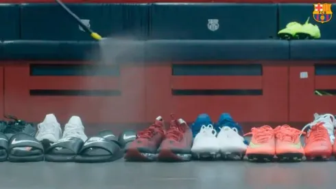 Ni los guayos de Messi se salvan: masiva desinfección en el FC Barcelona