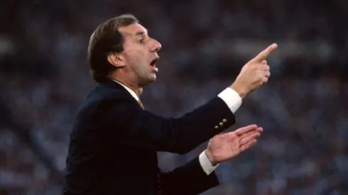 Carlos Bilardo en el Mundial de Italia 1990.