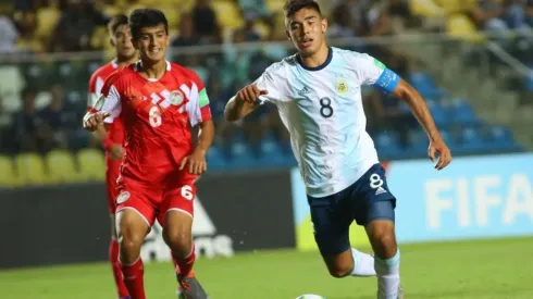 Juan Sebastián Sforza en el Mundial Sub-17.