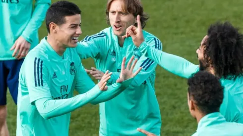 James Rodríguez, jugador del Real Madrid.