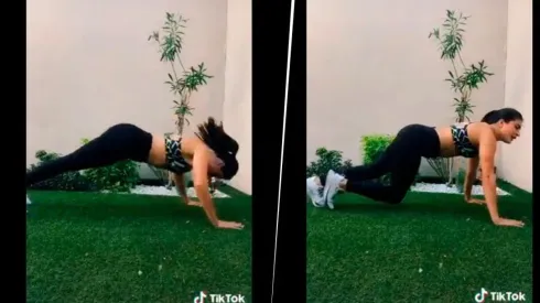 Alondra González le da duro al entrenamiento.