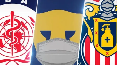 Escudos de la Liga MX rinden homenaje a personal médico