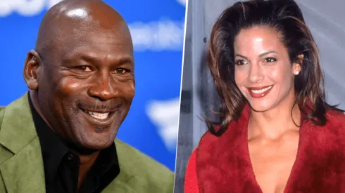 Michael Jordan y Amy Hunter. Foto: Getty/archivo particular.