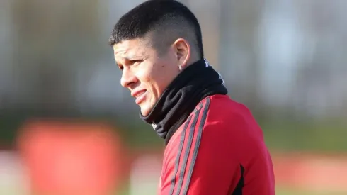 Marcos Rojo y un comportamiento reprochable.