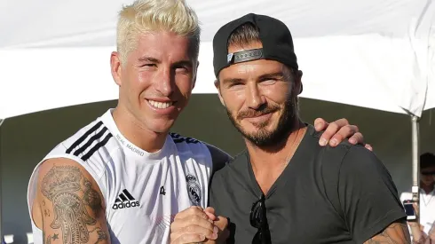 Sergio Ramos y David Beckham. Foto: Getty Images.