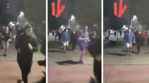 La secuencia de la dura caída.