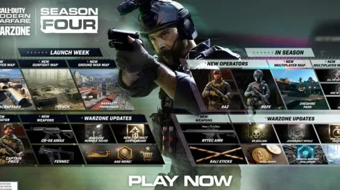 Revisa el Pase de Batalla completo para la Temporada 4 de CoD: Warzone