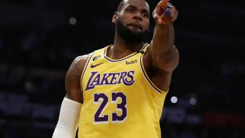 LeBron James en Los Angeles Lakers.