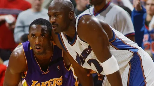 Kobe Bryant y Michael Jordan. Foto: Getty Images.