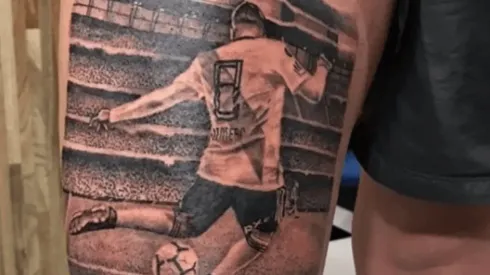 Se hizo un tatuaje de Quintero, Juanfer lo vio y lo compartió