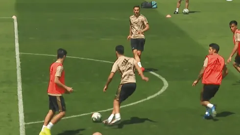 Sacaron a pasear a James: Asensio lo dejó en ridículo en la práctica